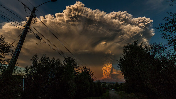 volcano eruption