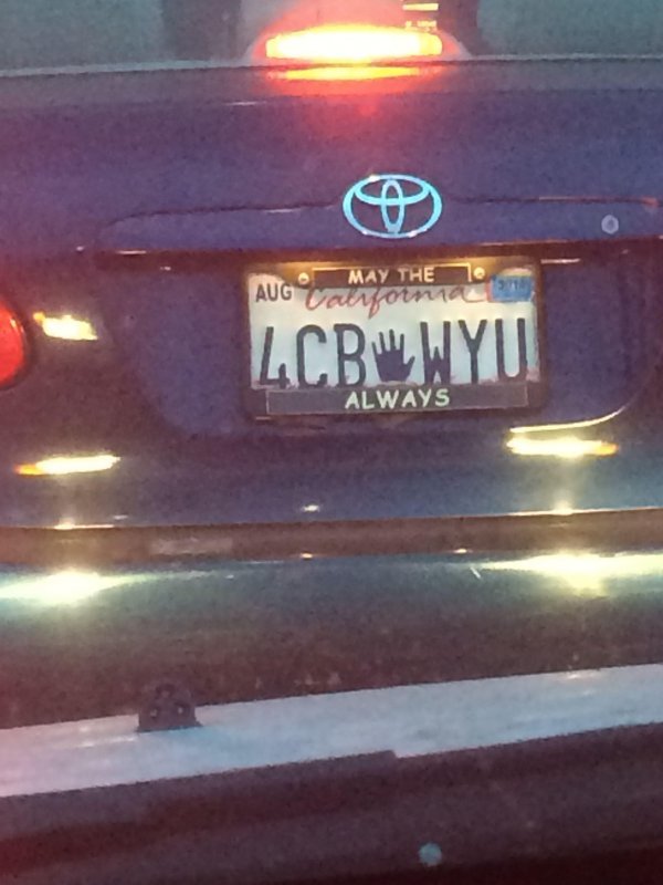 funny license plates