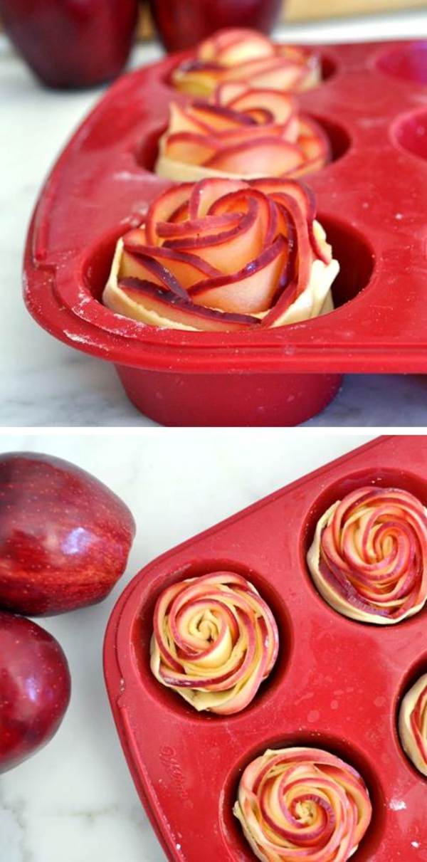 PUFF PASTRY APPLE ROSETTES Recipe