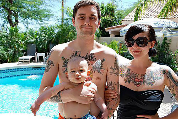 tattooed parents pictures
