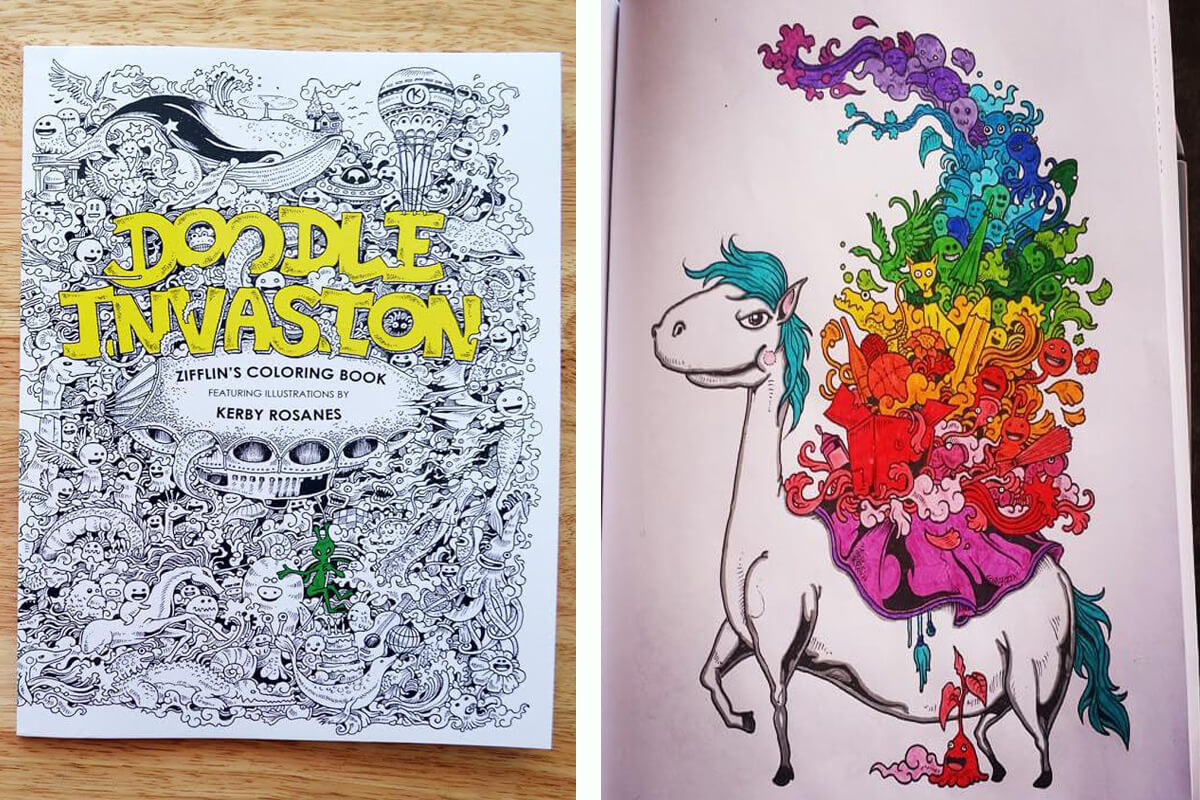 Download This Coloring Book Has Cute Doodles Even Adults Love Doodle Invasion