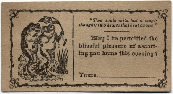 19th century pick up cards