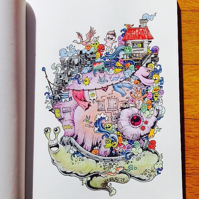 doodle invasion by Kerby Rosanes7
