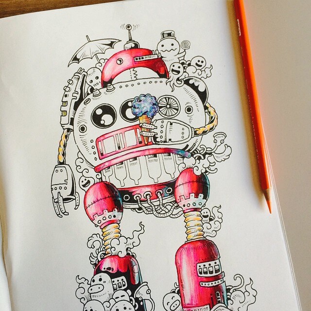 doodle invasion by Kerby Rosanes9
