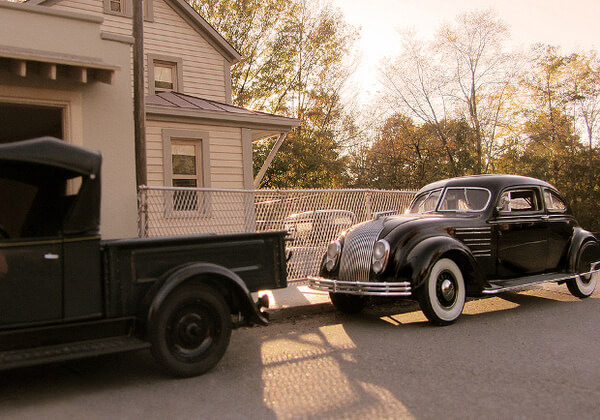 miniature scenes shot with model cars