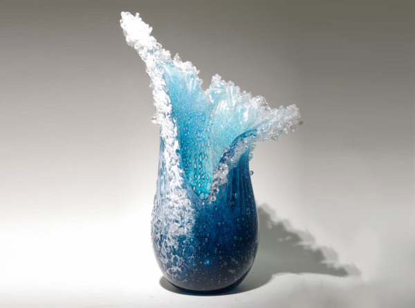 ocean wave vases