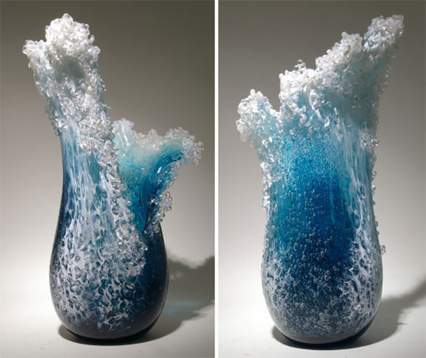 ocean wave vases