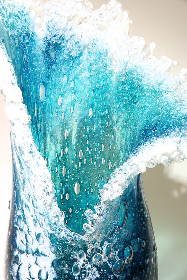 ocean wave vases