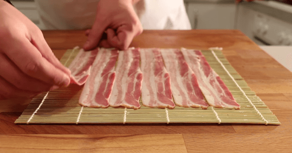 awesome bacon sushi