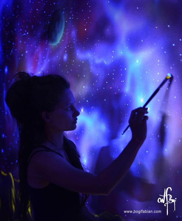 amazing glowing paintings