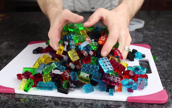 edible lego gummy bricks