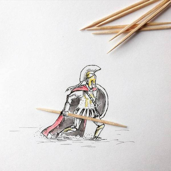 illustrations with everyday objects