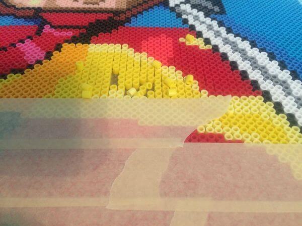 Superman made of beads 20