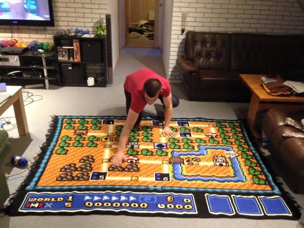 awesome Super Mario blanket 2