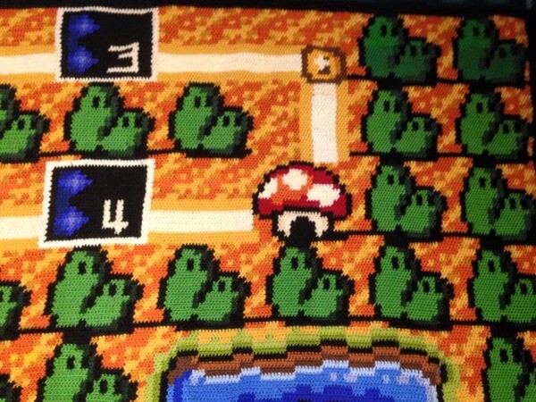 awesome Super Mario blanket 7