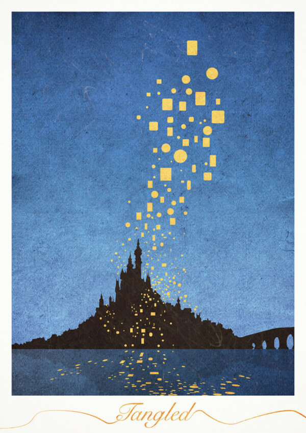 minimalist posters of disney movies 4