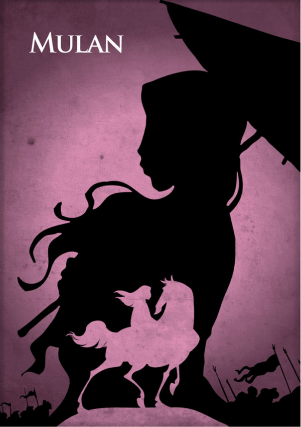 Disney minimalist poster  18