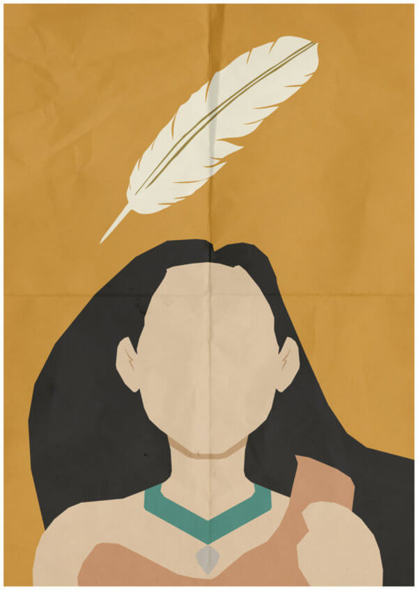 minimalist posters of disney movies 7