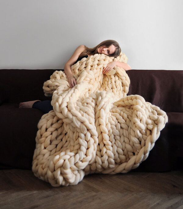 hand knitted blankets 16