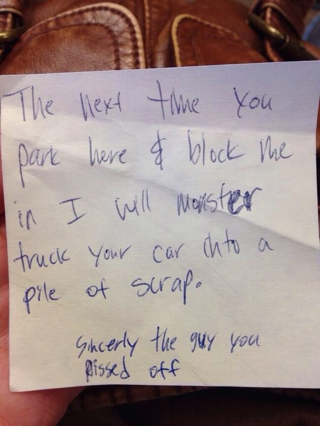 hilarious parking notes 17