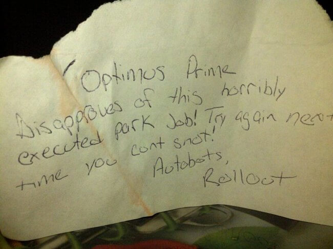 hilarious parking notes 20