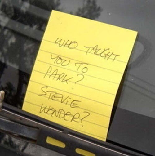 hilarious parking notes 25