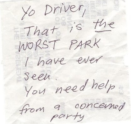 hilarious parking notes 28