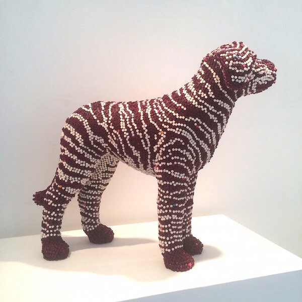 Herb Williams crayon dog sculptures 6