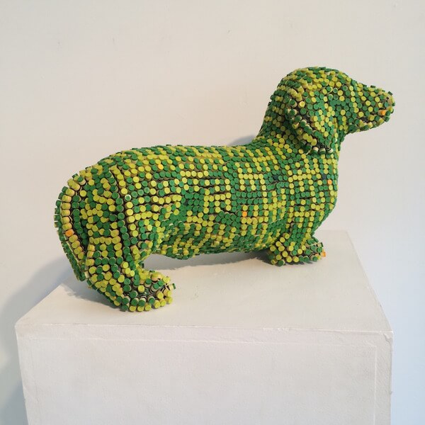 Herb Williams crayon dog sculptures 7