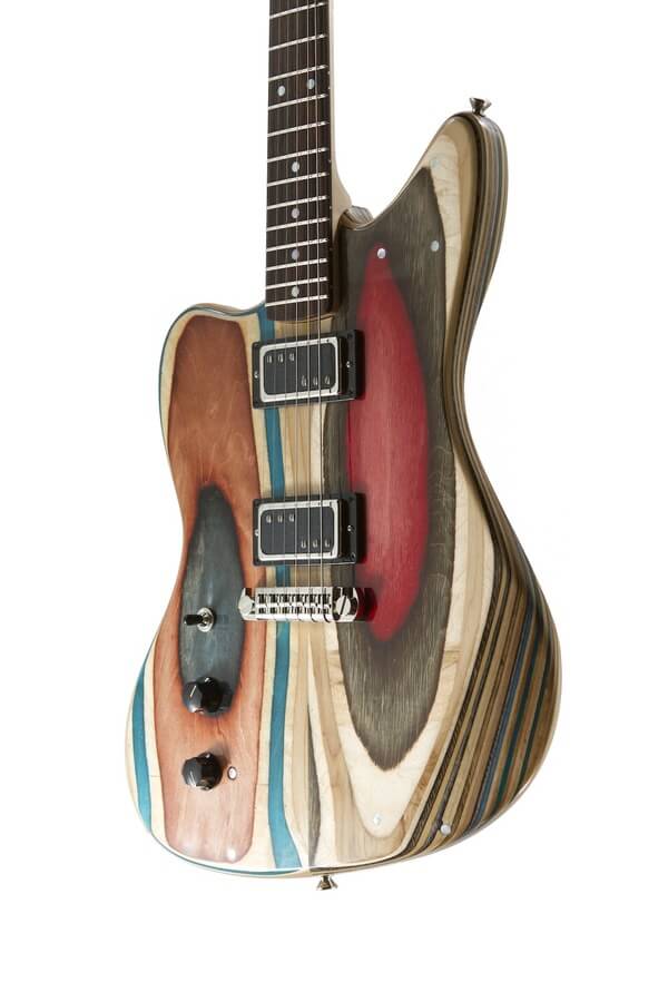 guitars from recycled skateboards 7