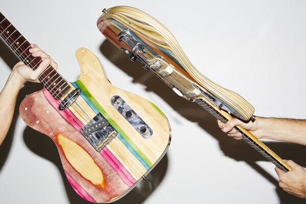 guitars from recycled skateboards 6