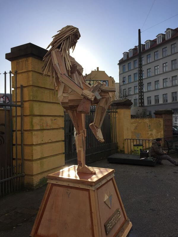 giant sculptures created from scrap wood 13