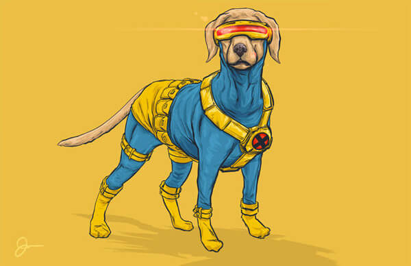 superheros as dogs 14