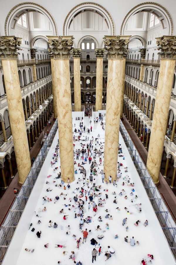 million balls pit in museum 2