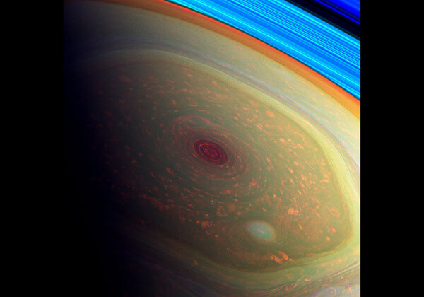 photos from NASA's  cassini probe 6
