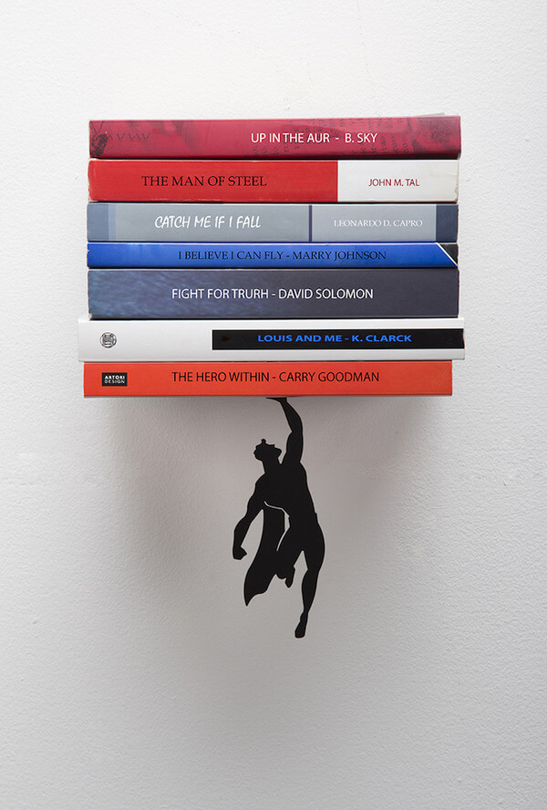 super hero book stand 4