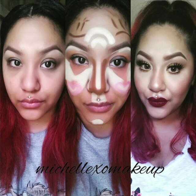 clown contouring makeup 7