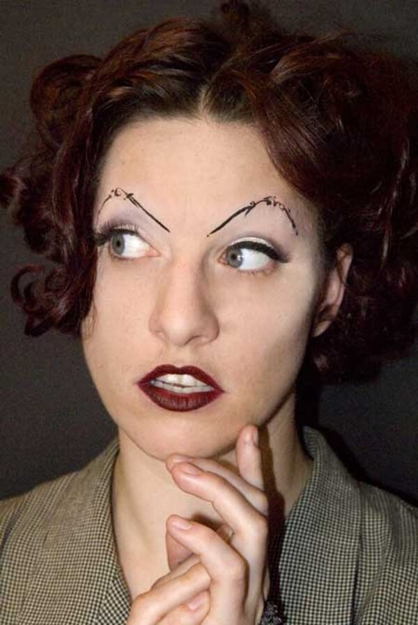 bad fake eyebrows