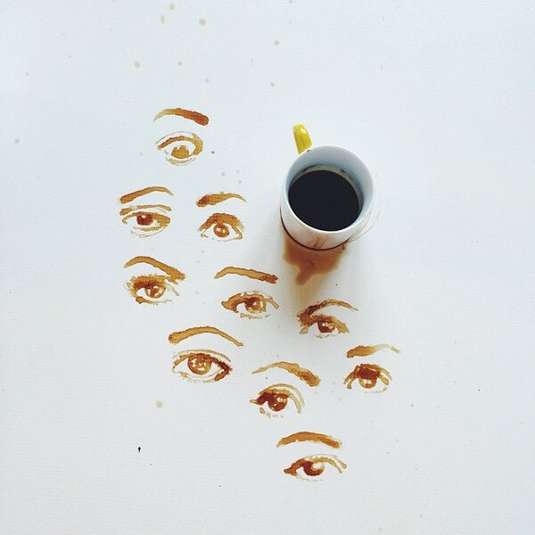 spilled coffee paintings 13