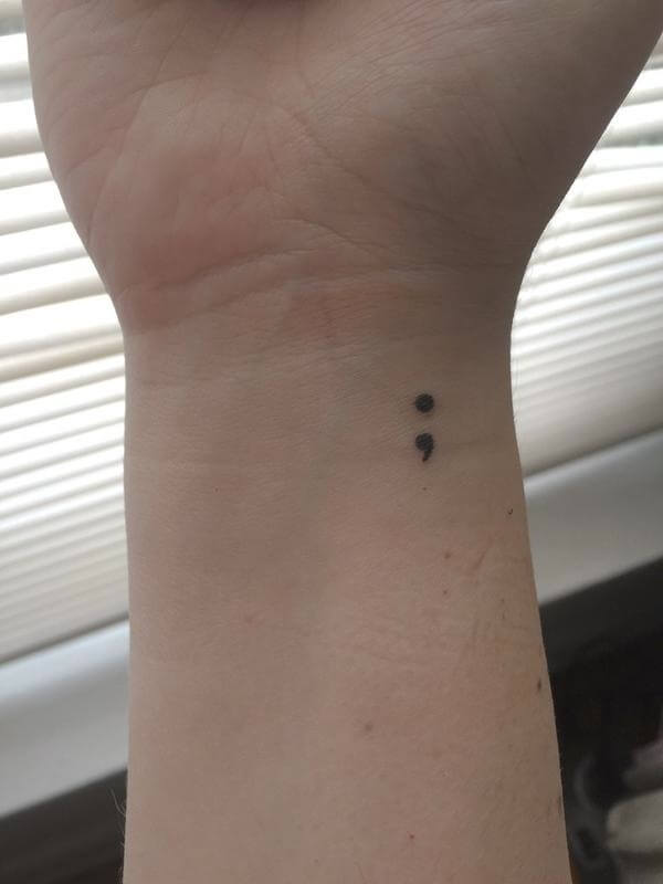 Have You Seen Anyone With a Semicolon Tattoo? You Be Surprised What It