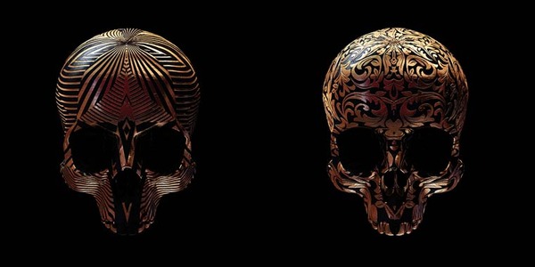 decorated skulls 5