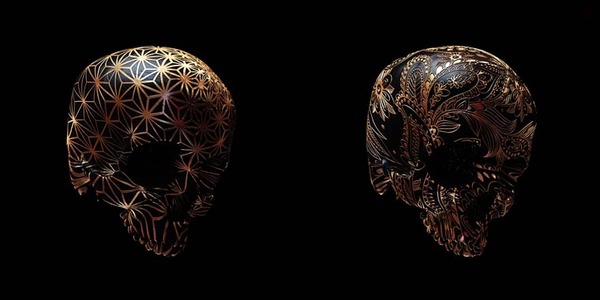 decorated skulls 18