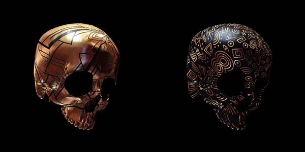 decorated skulls 23