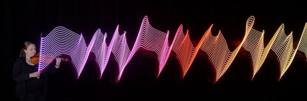 LED lights show music movement 7