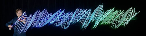 LED lights show music movement 9