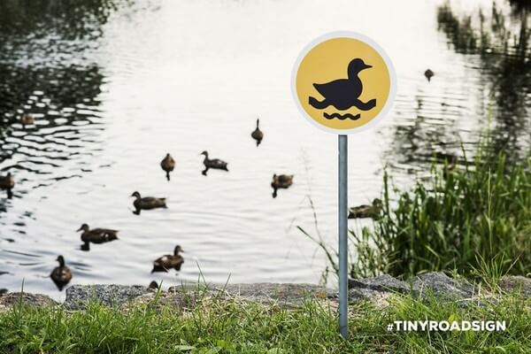 tiny road signs for animals 7