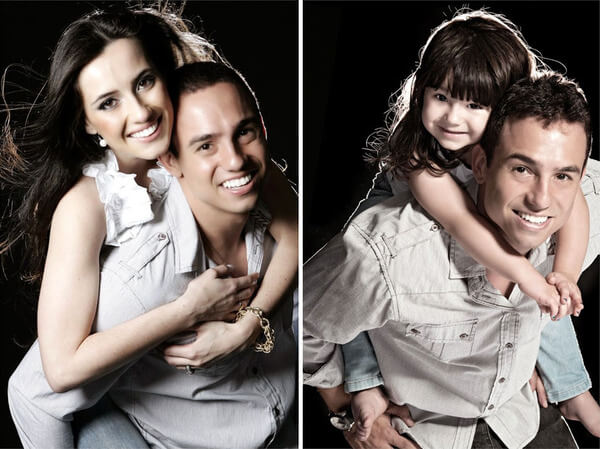 wife's recreated photos with daughter 1