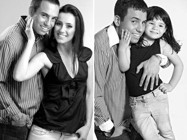 wife's recreated photos with daughter 12