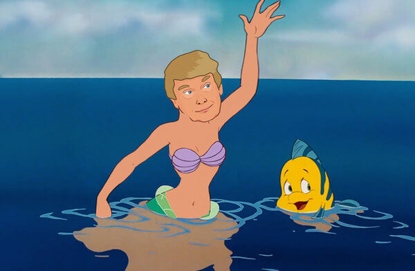 donald trump as disney princess 1