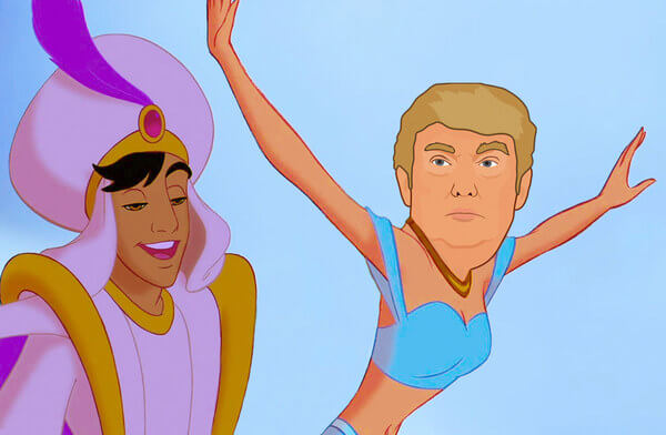 donald trump as disney princess 3